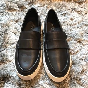 J/Slides Slip on leather Sneakers